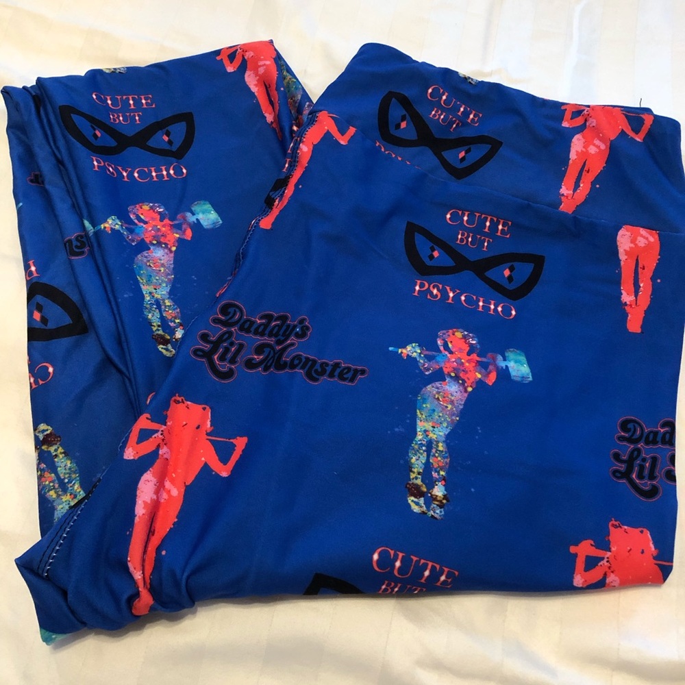 Harley Quinn inspired leggings